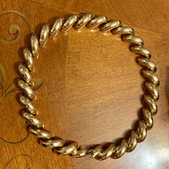 HEAVY ✨ 14K Solid Yellow Gold San Marco Necklace - Picture 3 of 8